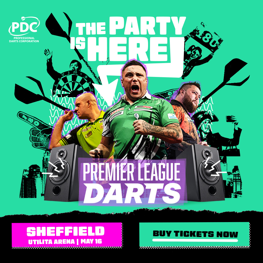 Premier League Darts 2024 16.05.2024 Sheffield Olympic Legacy Park